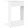 Stolik boczny Biały 40 x 38 x 62,5 cm Materiał drewnopochodny
