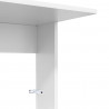 Stolik boczny Biały 40 x 38 x 62,5 cm Materiał drewnopochodny