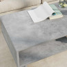 Stolik kawowy Betonowy szary 100 x 46 x 35 cm