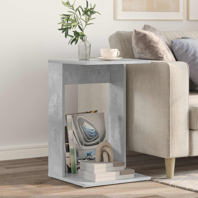 Stolik boczny Betonowy szary 40 x 38 x 62,5 cm