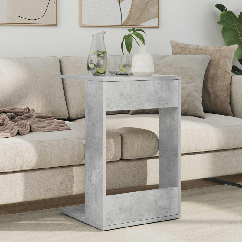 Stolik boczny Betonowy szary 40 x 38 x 62,5 cm