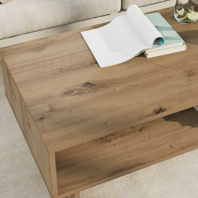 Stolik kawowy Dąb rzemieślniczy 100 x 46 x 35 cm