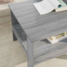 Stolik kawowy Szary Sonoma 57 x 55 x 45 cm