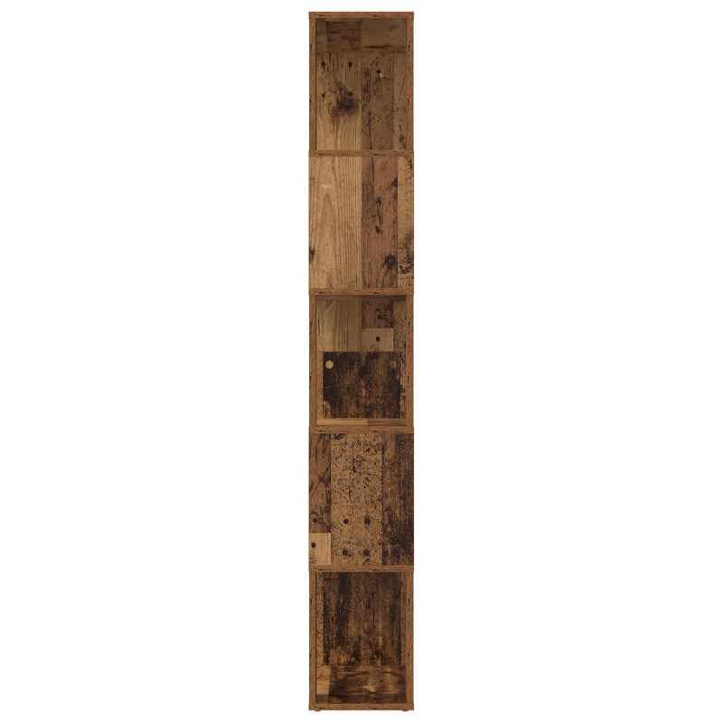 Szafka na książki Stare drewno 80 x 24 x 159 cm
