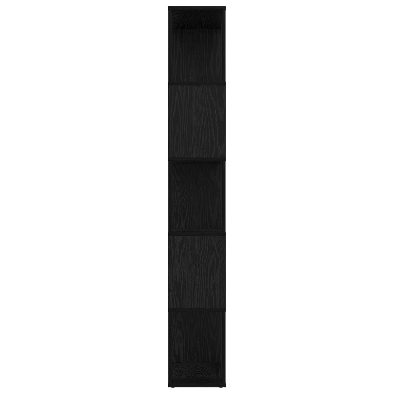 Szafka na książki Czarny Dąb 80 x 24 x 159 cm