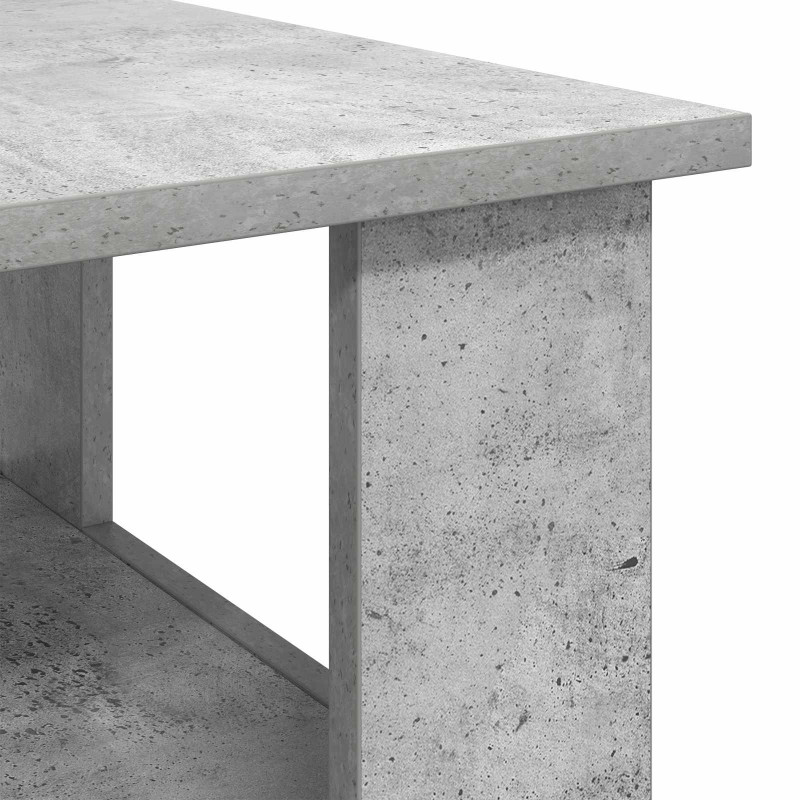 Stolik kawowy Betonowy szary 90 x 50 x 45 cm
