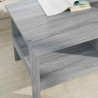 Stolik kawowy Szary Sonoma 90 x 50 x 45 cm