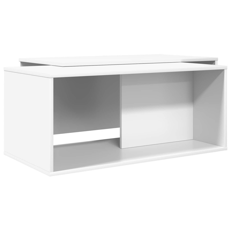 Zestaw stolików kawowych 2 pcs Biały Materiał drewnopochodny