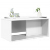 Zestaw stolików kawowych 2 pcs Biały Materiał drewnopochodny