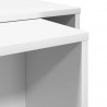 Zestaw stolików kawowych 2 pcs Biały Materiał drewnopochodny