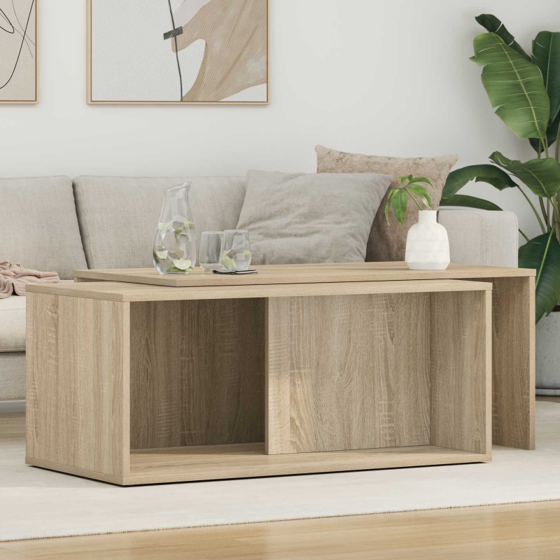 Zestaw stolików kawowych 2 pcs Dąb Sonoma