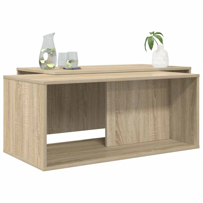 Zestaw stolików kawowych 2 pcs Dąb Sonoma