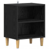 Szafka pod łóżko 2 pcs Czarny Dąb 40 x 30 x 50 cm