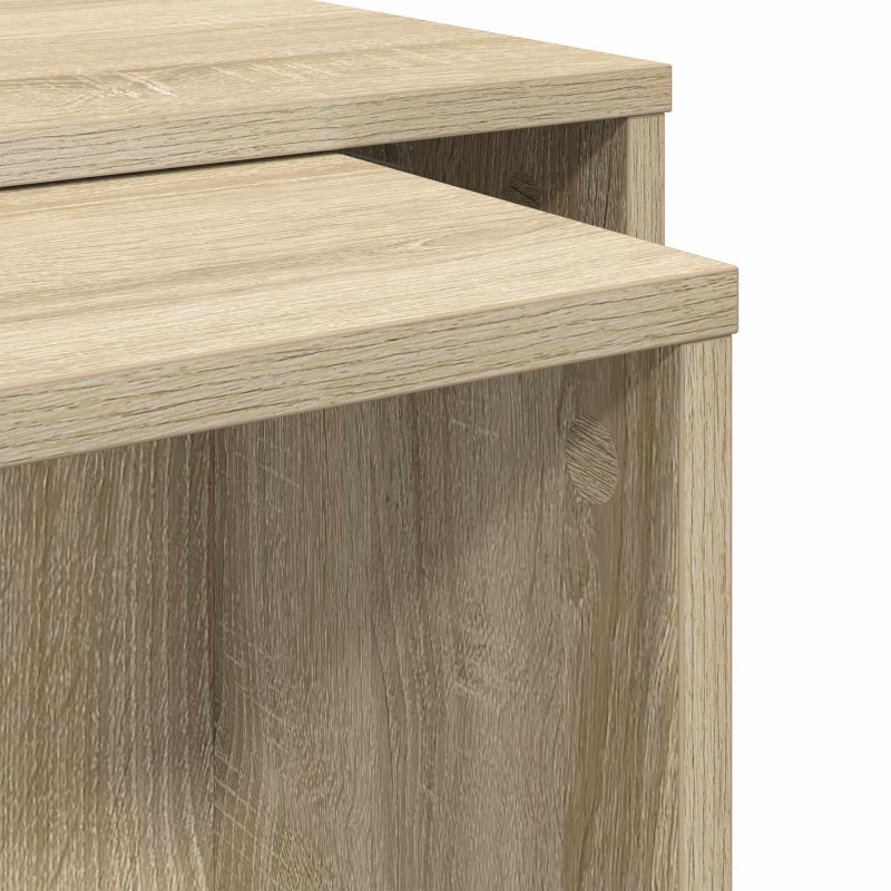 Zestaw stolików kawowych 2 pcs Dąb Sonoma