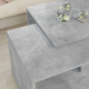 Zestaw stolików kawowych 2 pcs Betonowy szary