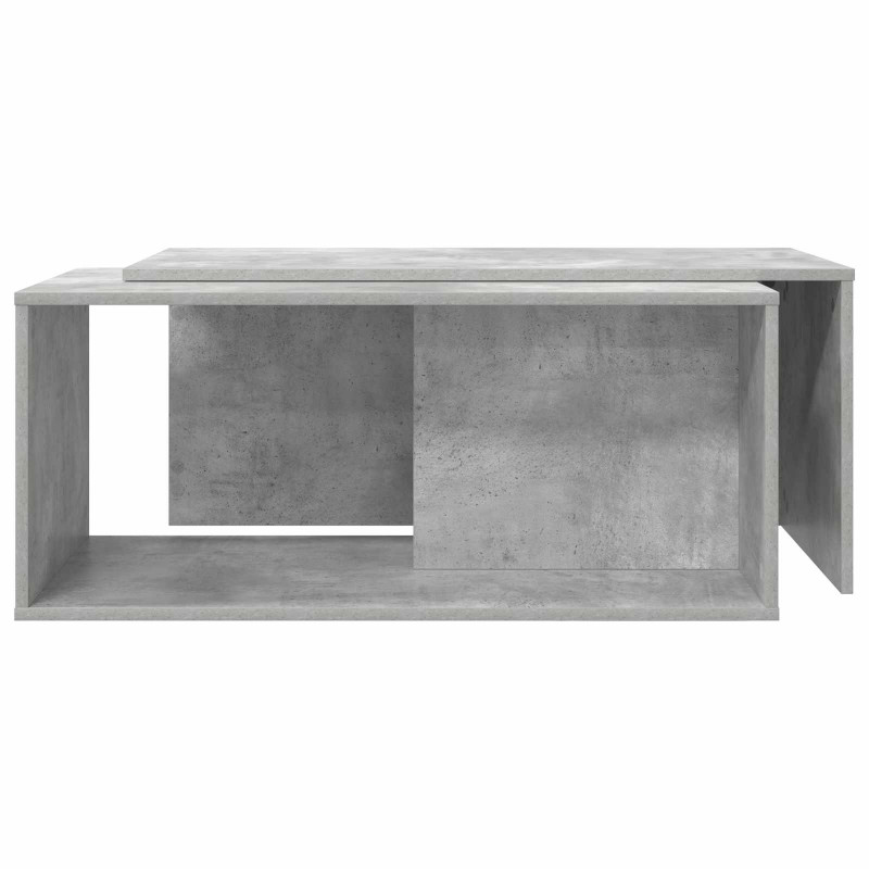 Zestaw stolików kawowych 2 pcs Betonowy szary
