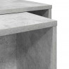 Zestaw stolików kawowych 2 pcs Betonowy szary