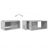 Zestaw stolików kawowych 2 pcs Betonowy szary