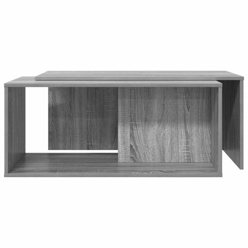 Zestaw stolików kawowych 2 pcs Szary Sonoma