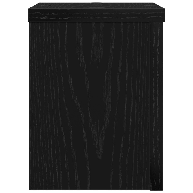 Stojak na rośliny 2 pcs Czarny Dąb 15 x 15 x 20 cm