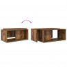 Zestaw stolików kawowych 2 pcs Stare drewno