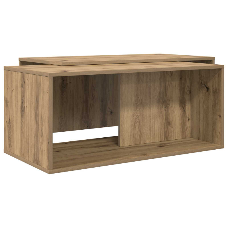 Zestaw stolików kawowych 2 pcs Dąb rzemieślniczy