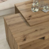 Zestaw stolików kawowych 2 pcs Dąb rzemieślniczy