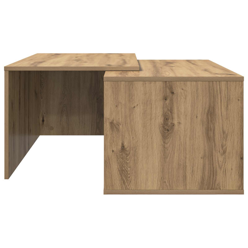 Zestaw stolików kawowych 2 pcs Dąb rzemieślniczy