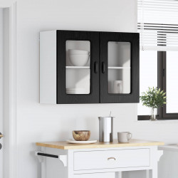 Szafka kuchenna z drzwiami Kalmar Czarny Dąb 80 x 31 x 60 cm