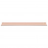 Półka wisząca 2 pcs Różowy 80 x 18 x 2,5 cm Stal