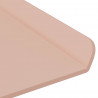Półka wisząca 2 pcs Różowy 80 x 18 x 2,5 cm Stal