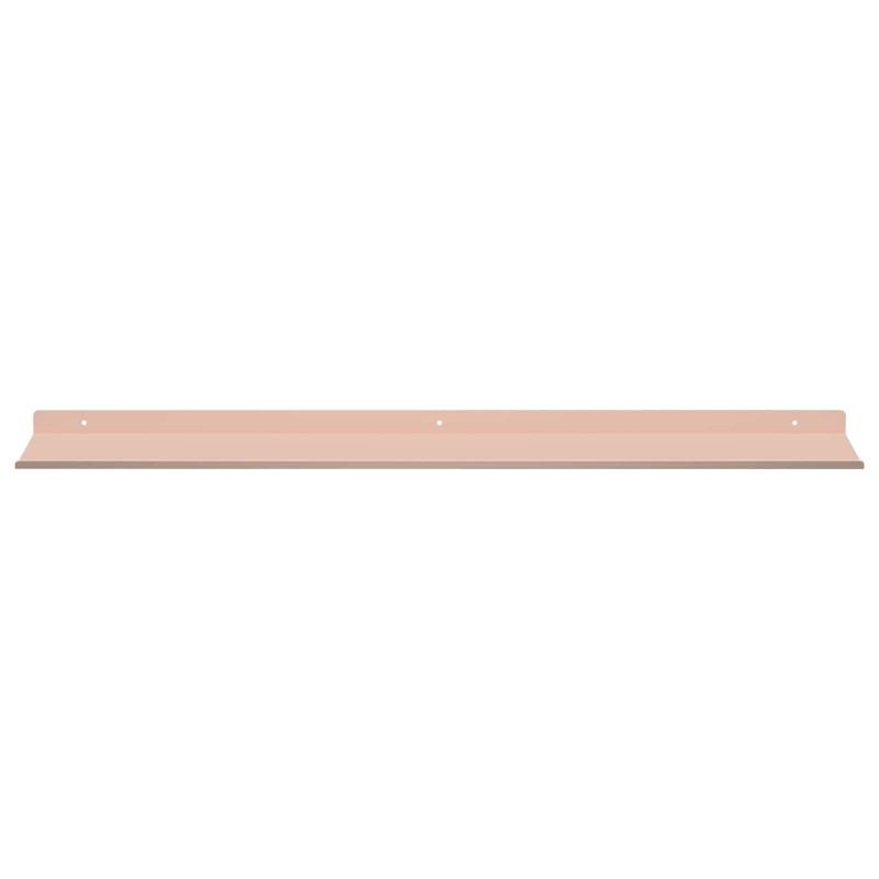Półka wisząca 4 pcs Różowy 80 x 18 x 2,5 cm Stal