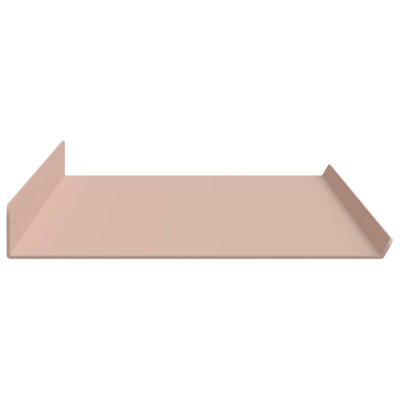 Półka wisząca 4 pcs Różowy 80 x 18 x 2,5 cm Stal
