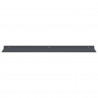 Półka wisząca 2 pcs Antracyt 80 x 18 x 2,5 cm Stal