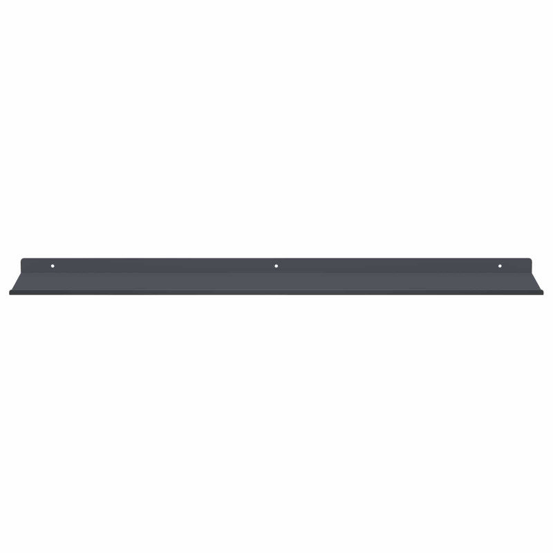 Półka wisząca 4 pcs Antracyt 80 x 18 x 2,5 cm Stal