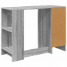 Biurko Szary Sonoma 100 x 40 x 75 cm Materiał drewnopochodny