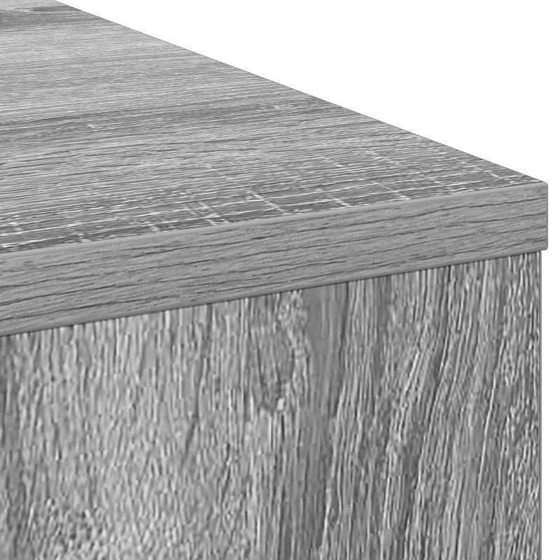 Biurko Szary Sonoma 100 x 40 x 75 cm Materiał drewnopochodny