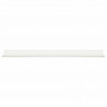 Półka wisząca 2 pcs Biały 80 x 18 x 2,5 cm Stal