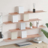 Półka wisząca 4 pcs Różowy 100 x 18 x 2,5 cm Stal