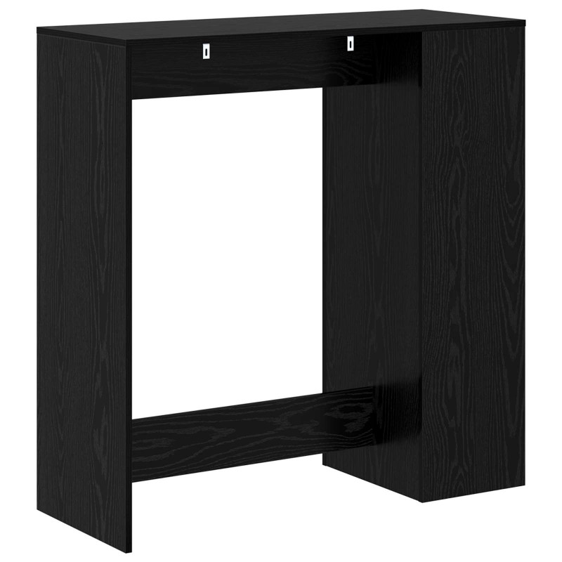 Stół barowy z półką Czarny Dąb 101 x 40 x 103,5 cm