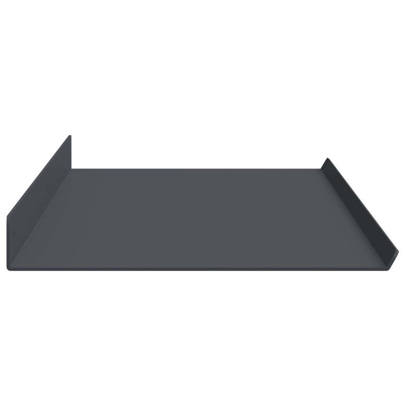Półka wisząca 4 pcs Antracyt 100 x 18 x 2,5 cm Stal