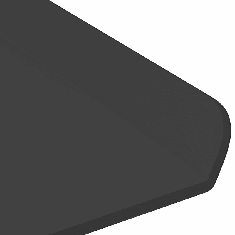 Półka wisząca 3 pcs Czarny 40 x 9 x 2,5 cm Stal
