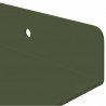 Półka wisząca 3 pcs Zielony oliwkowy 40 x 9 x 2,5 cm Stal