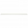 Półka wisząca 4 pcs Biały 100 x 18 x 2,5 cm Stal