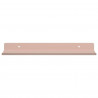 Półka wisząca 2 pcs Różowy 30 x 9 x 2,5 cm Stal
