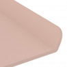 Półka wisząca 4 pcs Różowy 30 x 9 x 2,5 cm Stal