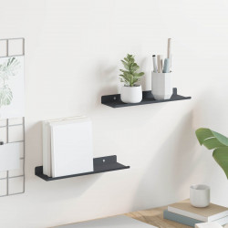 Półka wisząca 2 pcs Antracyt 30 x 9 x 2,5 cm Stal