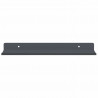 Półka wisząca 4 pcs Antracyt 30 x 9 x 2,5 cm Stal