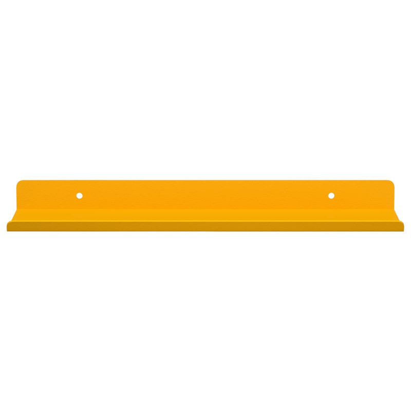 Półka wisząca 2 pcs Musztardowy Żółty 30 x 9 x 2,5 cm Stal