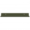 Półka wisząca 4 pcs Zielony oliwkowy 30 x 9 x 2,5 cm Stal
